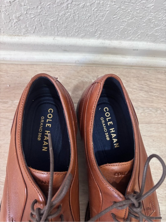 Cole Haan Carnegie Cap Toe Oxford British Tan Shoes C39339 Size 8.5 main image 8